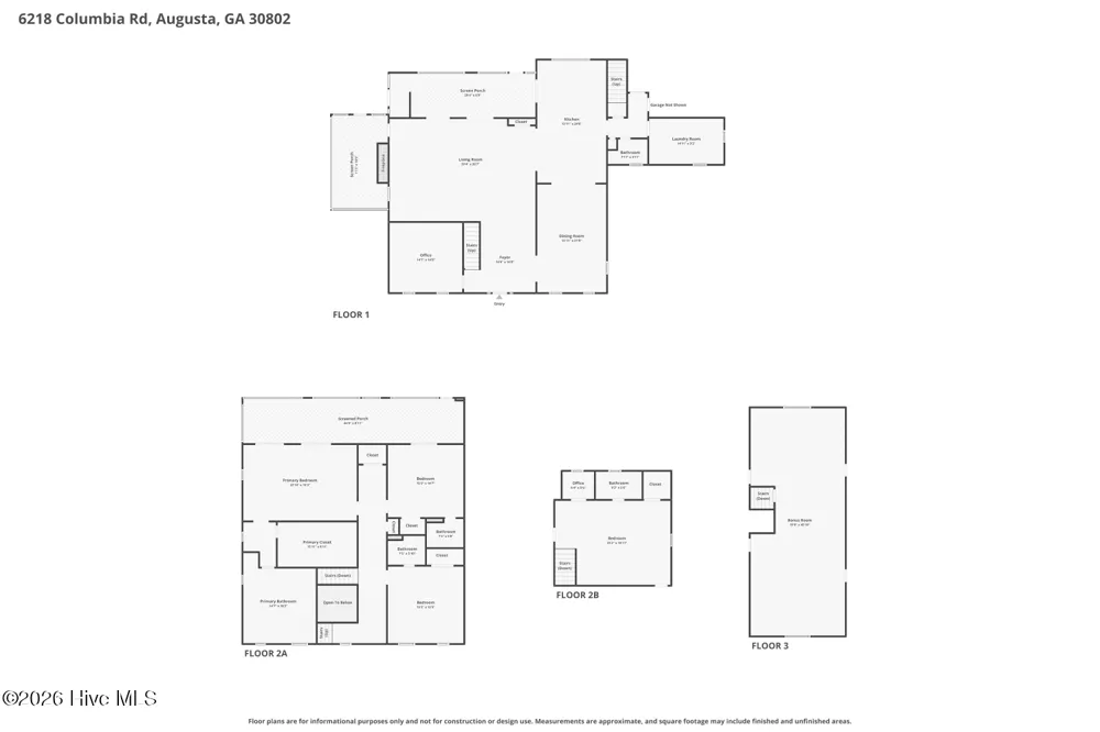 6218 Columbia Road Appling, GA 30802