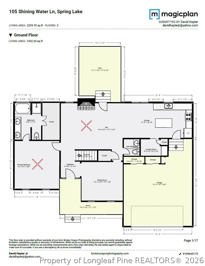 105 Shining Water Lane Spring Lake, NC 28390