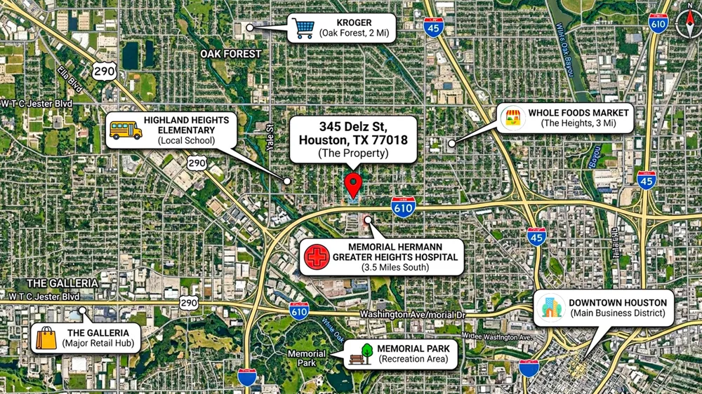 345 Delz Street Houston, TX 77018
