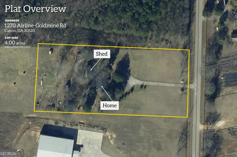 1270 Airline Goldmine RD Canon, GA 30520