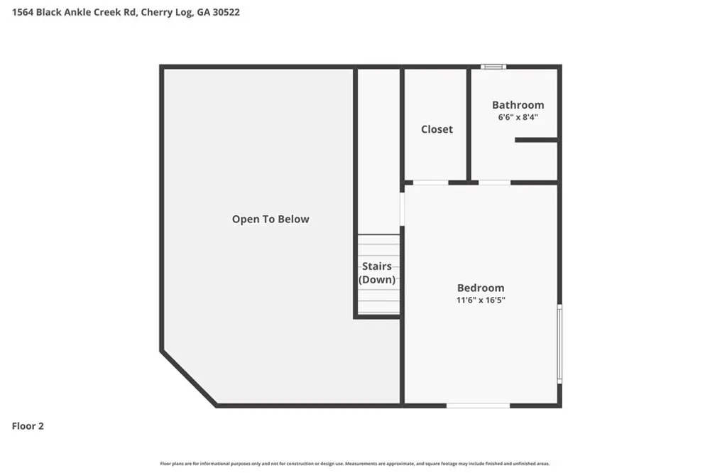 1564 Black Ankle Creek Road Cherry Log, GA 30522