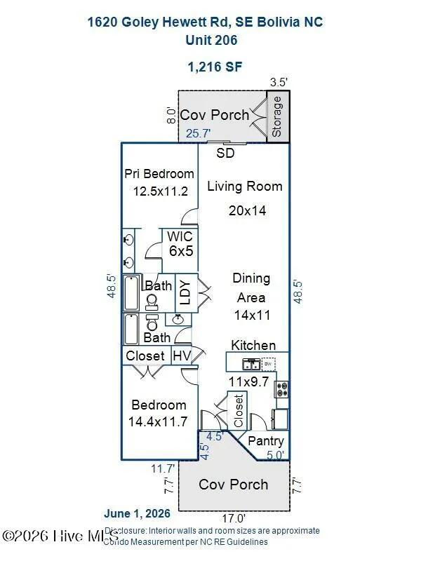 1620 Goley Hewett Road SE #Unit 206 Bolivia, NC 28422