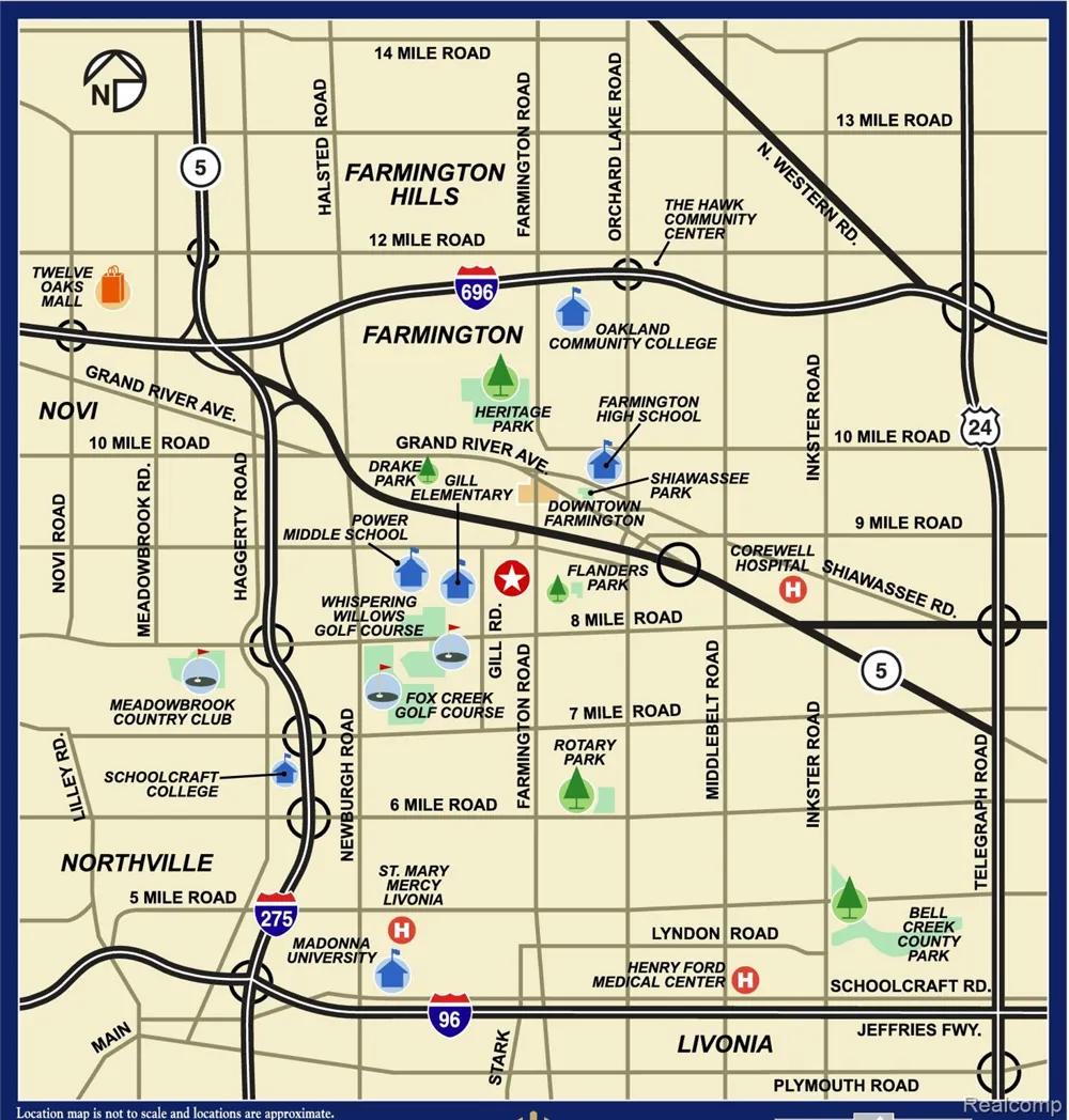 33566 Baldwin Farmington Hills City, MI 48336