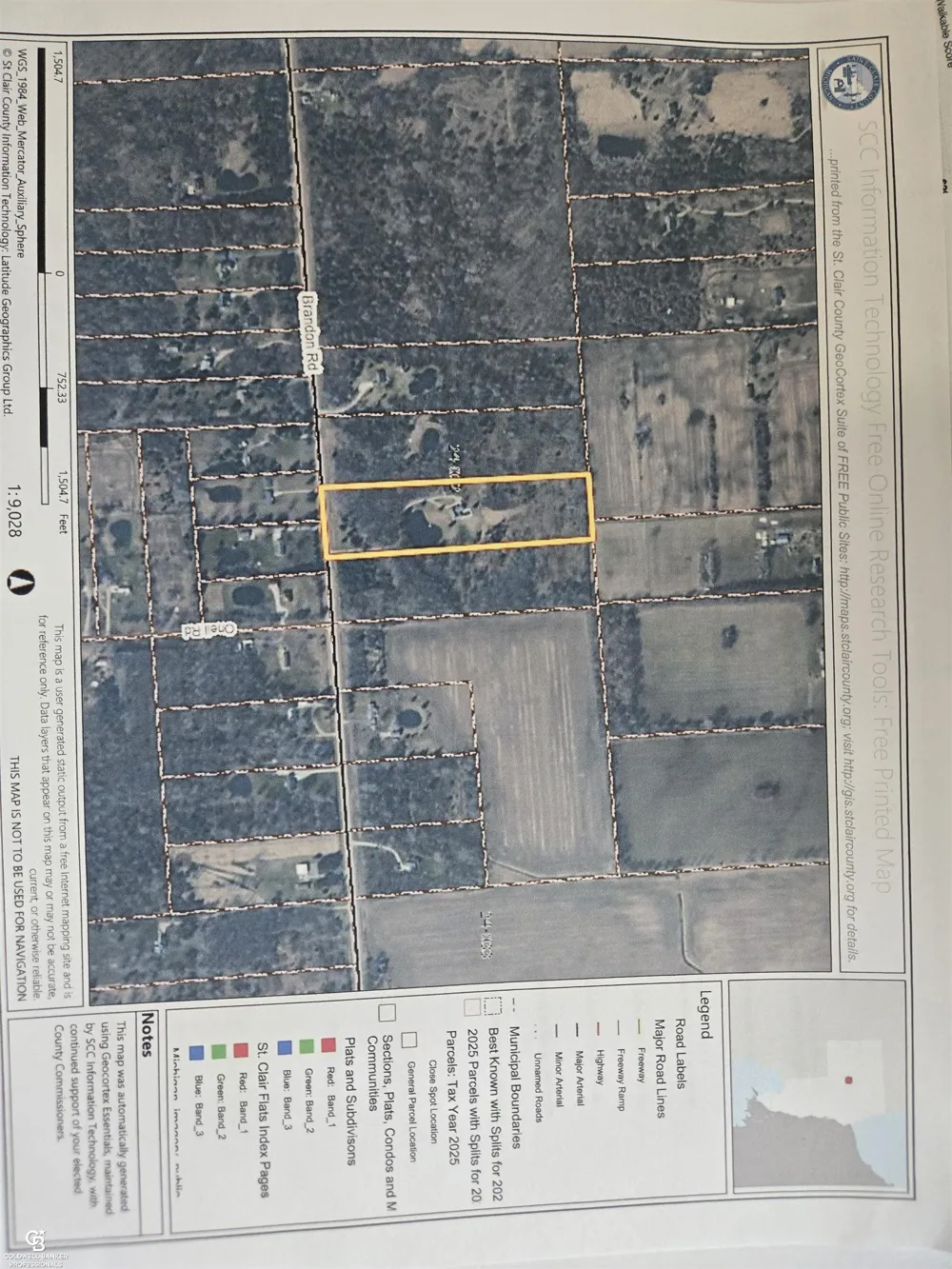 9660 Brandon Road Kenockee Township, MI 48006