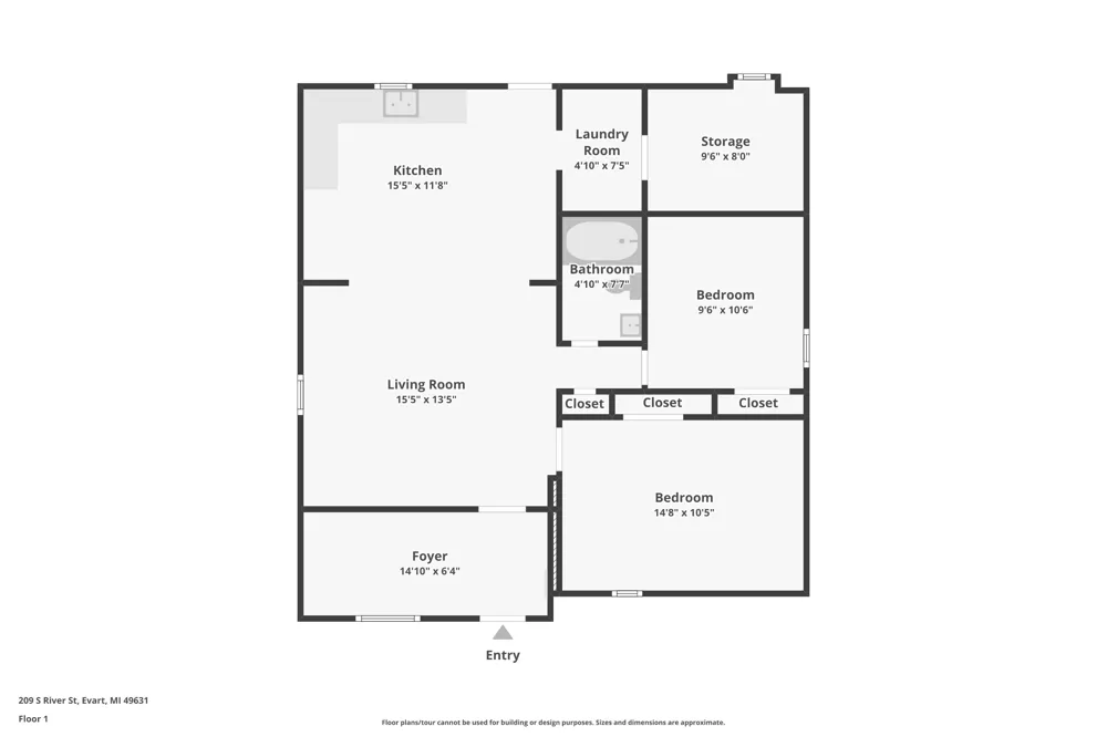 209 S River Street Evart, MI 49631