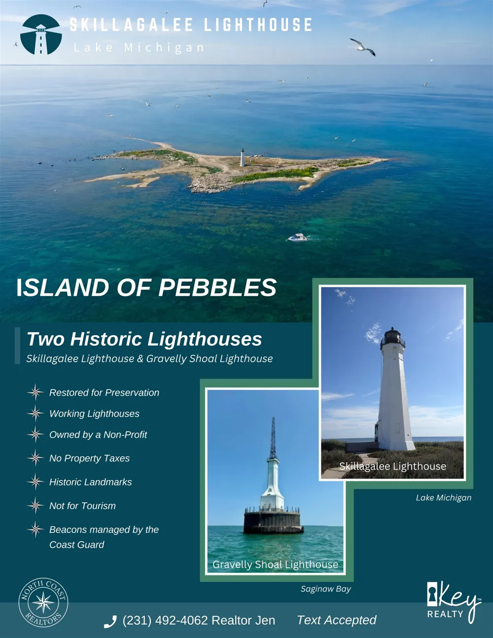 Gravelly Shoal Lighthouse Sims Township, MI 48703