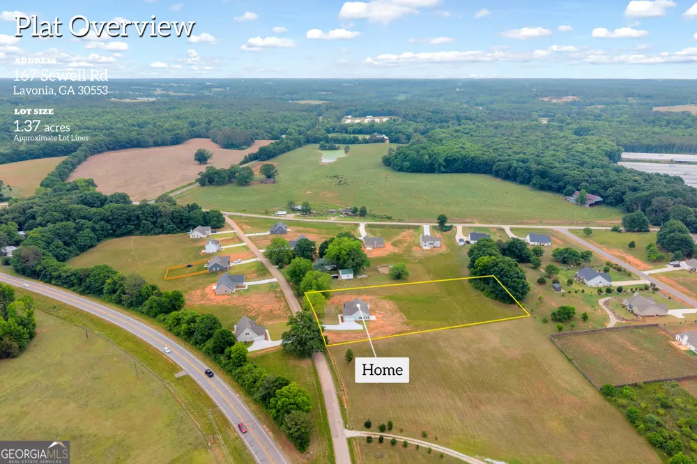 167 Sewell RD Lavonia, GA 30553