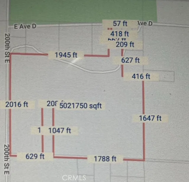 Ave D Drt/Vic 205 St Street Hi Vista, CA 93535