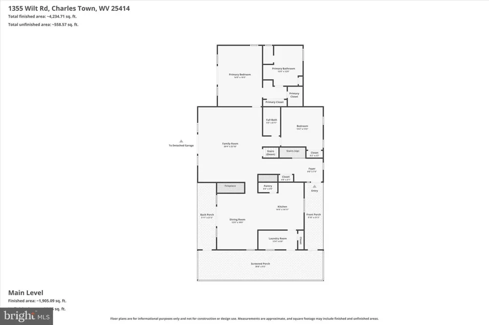 1355 WILT ROAD Charles Town, WV 25414