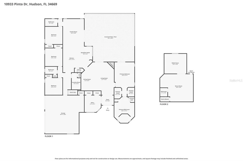 10933 PINTO DRIVE Hudson, FL 34669