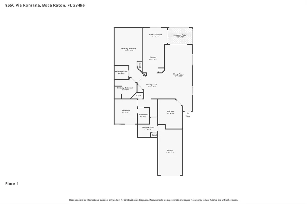 8550 Via Romana #1 Boca Raton, FL 33496