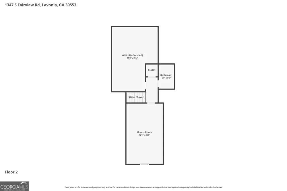 1347 S Fairview RD Lavonia, GA 30553