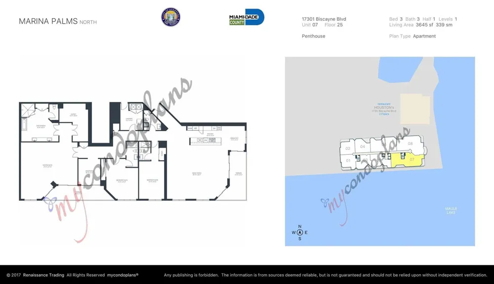 17301 Biscayne Boulevard #Ph-7 North Miami Beach, FL 33160