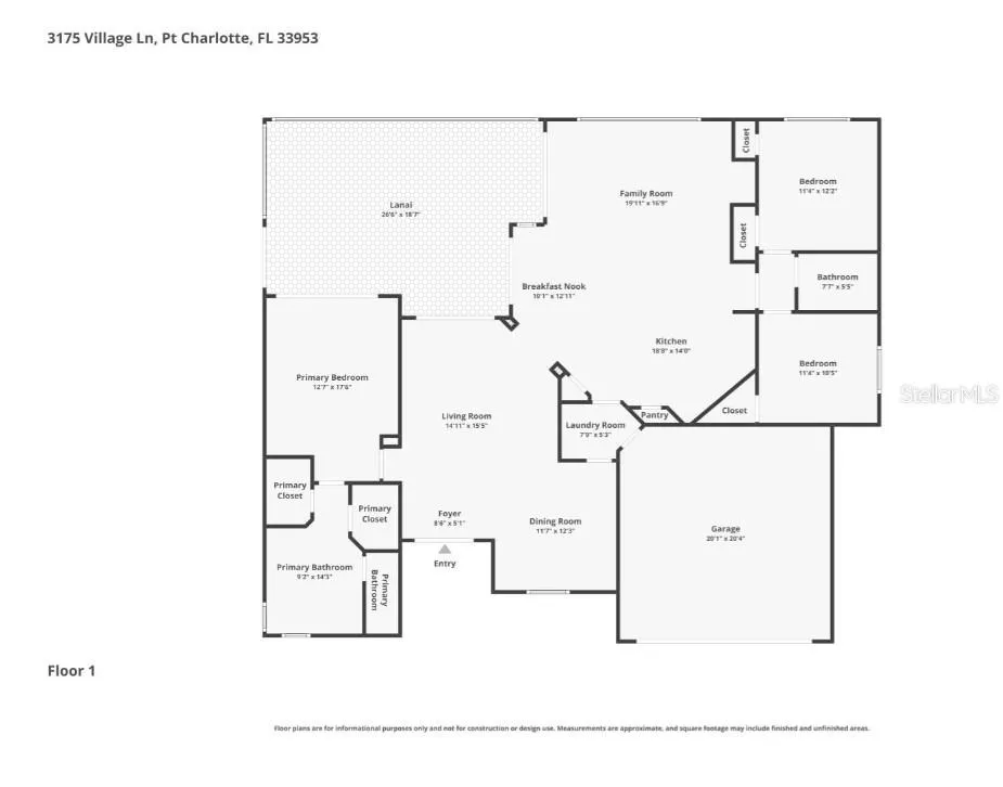 3175 VILLAGE LANE Port Charlotte, FL 33953