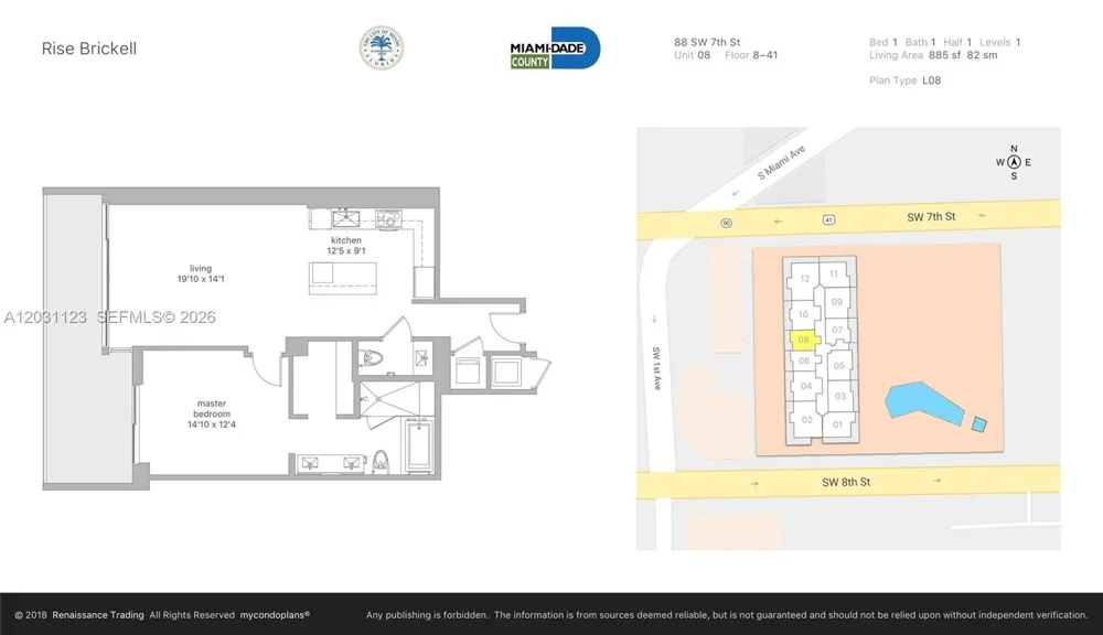 88 SW 7th St #3208 Miami, FL 33130