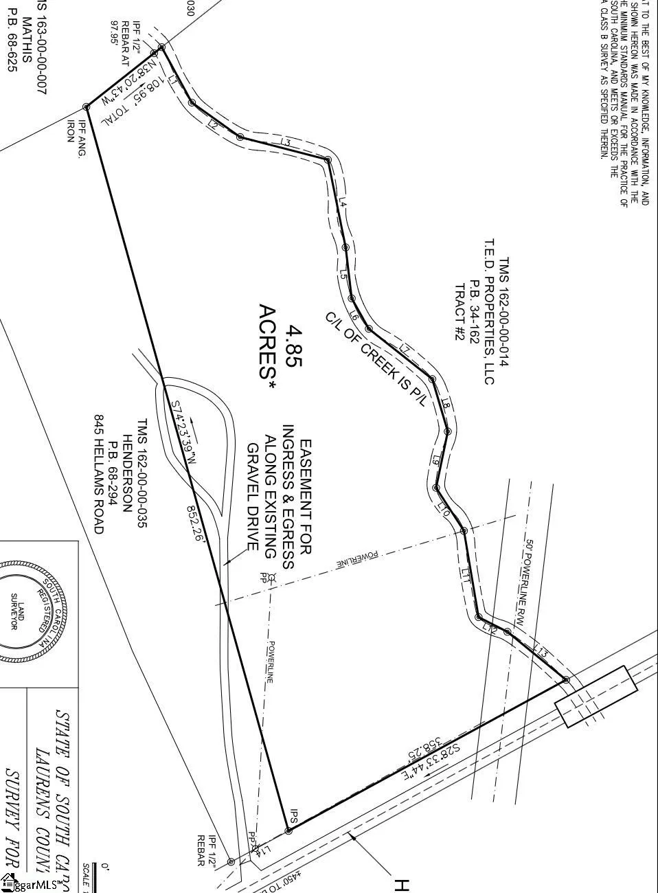 00 Hellams Road Gray Court, SC 29645