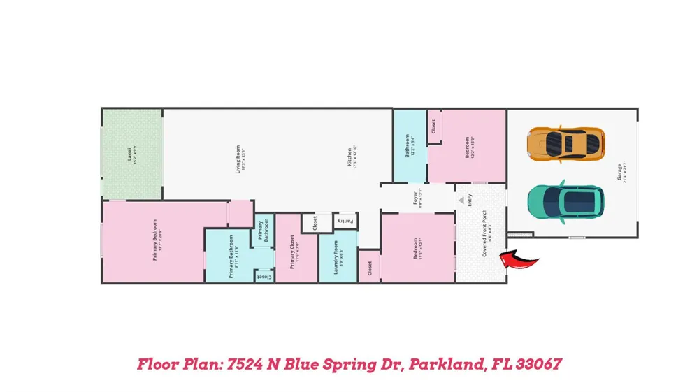 7524 Blue Spring Drive Parkland, FL 33067