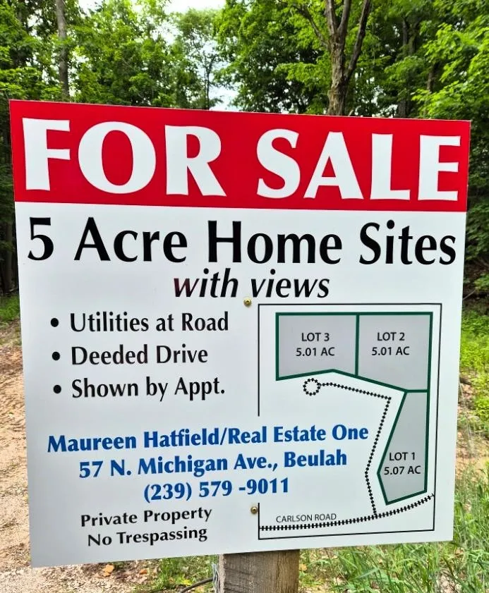 Carlson Road Crystal Lake Township, MI 49635