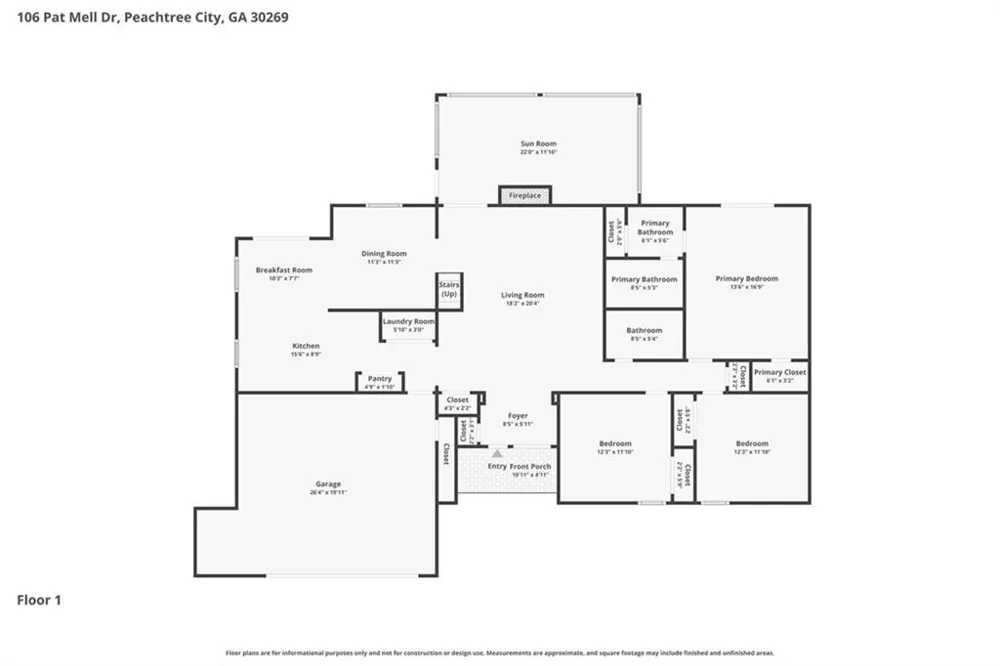 106 Pat Mell Drive Peachtree City, GA 30269