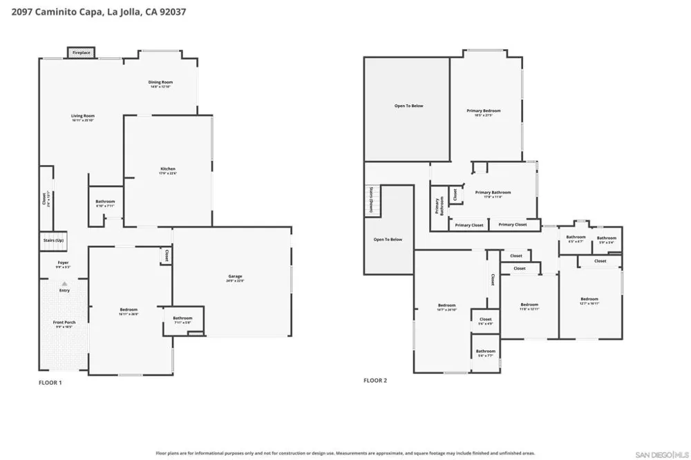 2097 Caminito Capa La Jolla, CA 92037