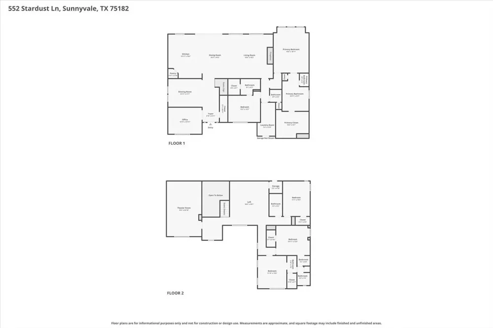 552 Stardust Lane Sunnyvale, TX 75182