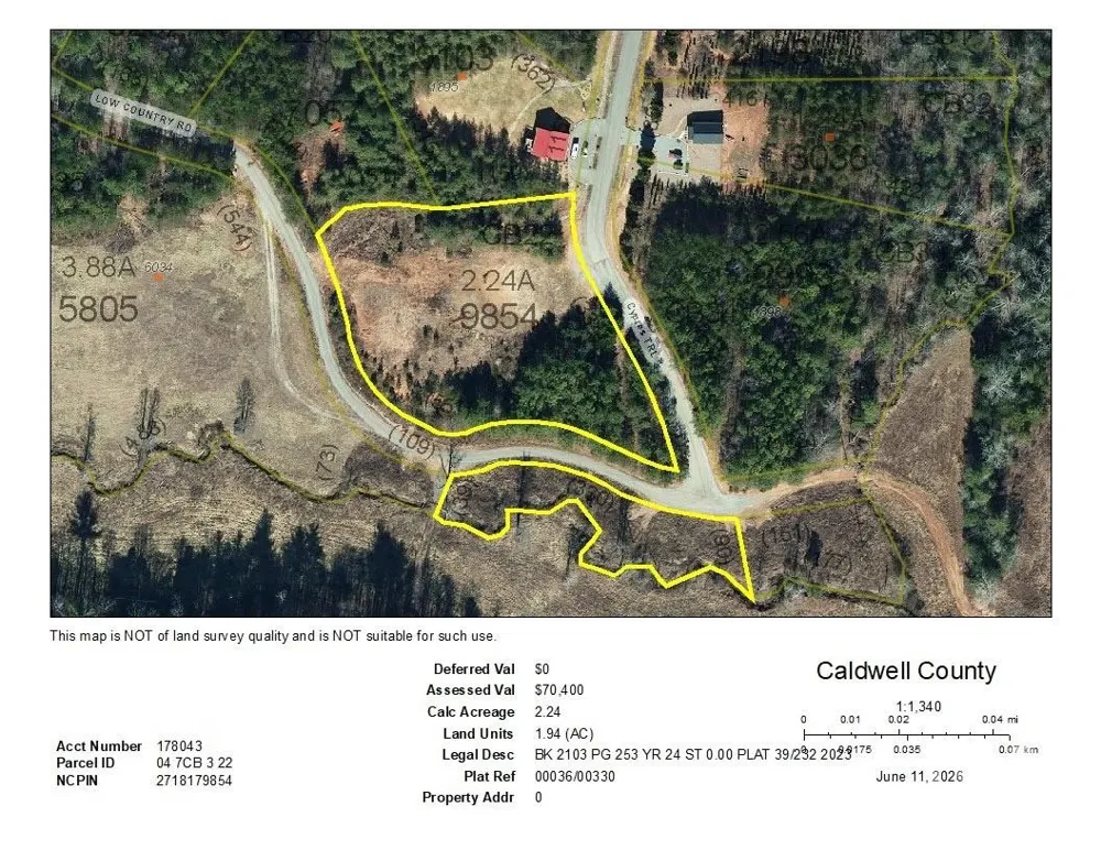 1.94 acres, Lot CB22, Cypress Trail #CB22 Lenoir, NC 28645