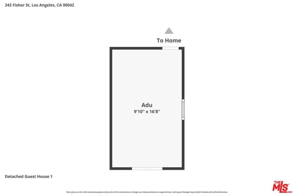 342 Fisher Street Los Angeles, CA 90042