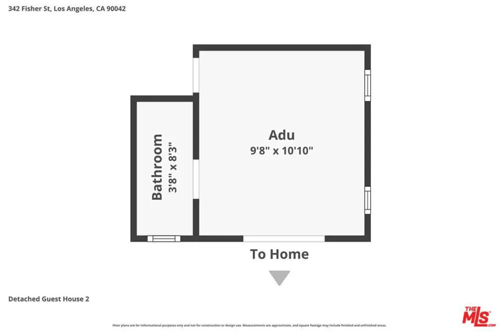 342 Fisher Street Los Angeles, CA 90042