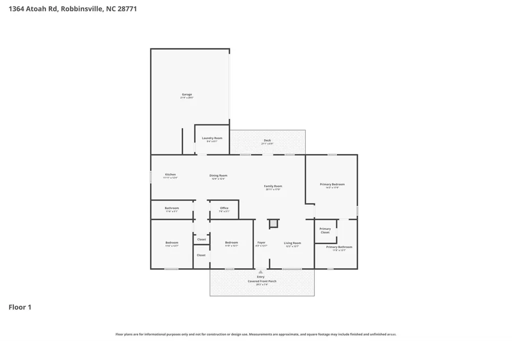 1364 Atoah Road Robbinsville, NC 28771