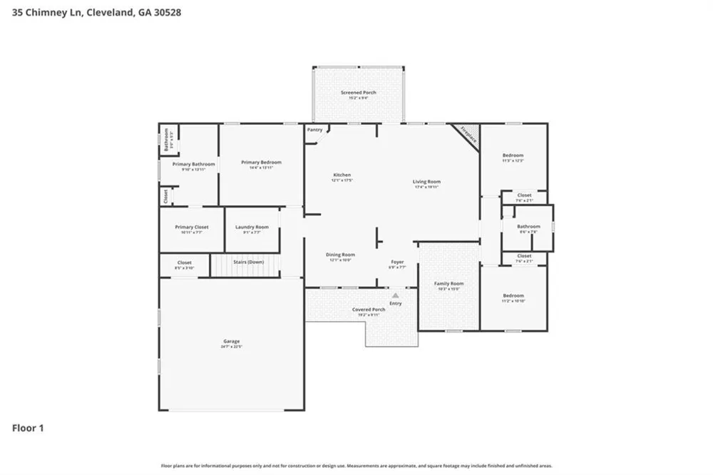 35 Chimney Lane Cleveland, GA 30528