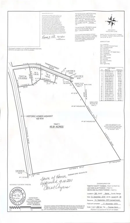 0 Thompson Street Homer, GA 30547