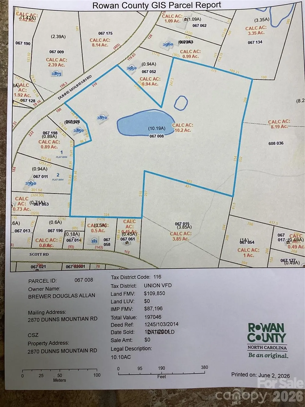2870 Dunns Mountain Road Salisbury, NC 28146
