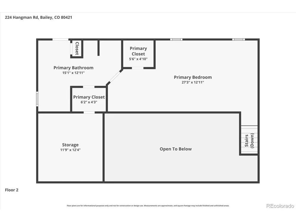 224 Hangman Road Bailey, CO 80421