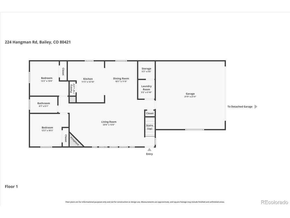 224 Hangman Road Bailey, CO 80421
