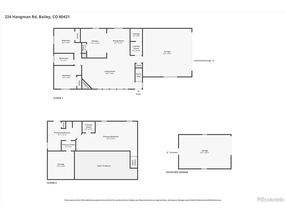 224 Hangman Road Bailey, CO 80421