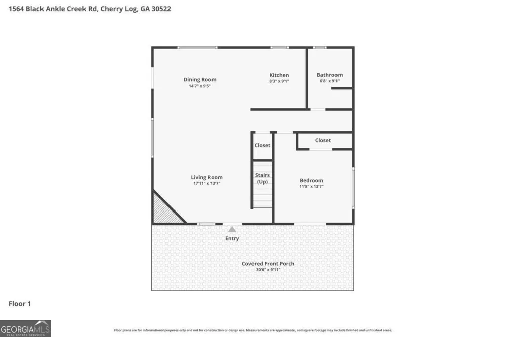 1564 Black Ankle Creek RD Cherry Log, GA 30522
