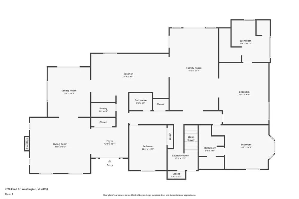 6718 Pond Drive Washington Township, MI 48094