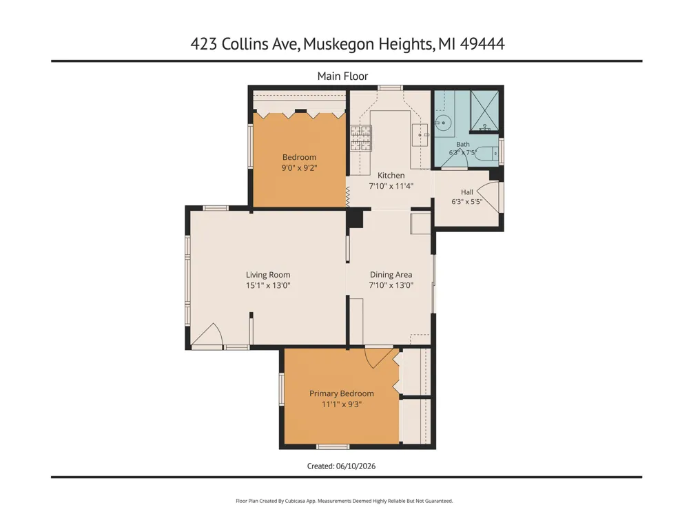 423 Collins Avenue Muskegon Heights City, MI 49444