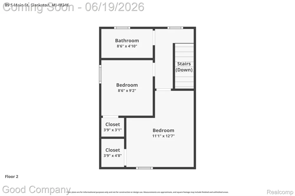 89 S Main Street Clarkston City, MI 48346
