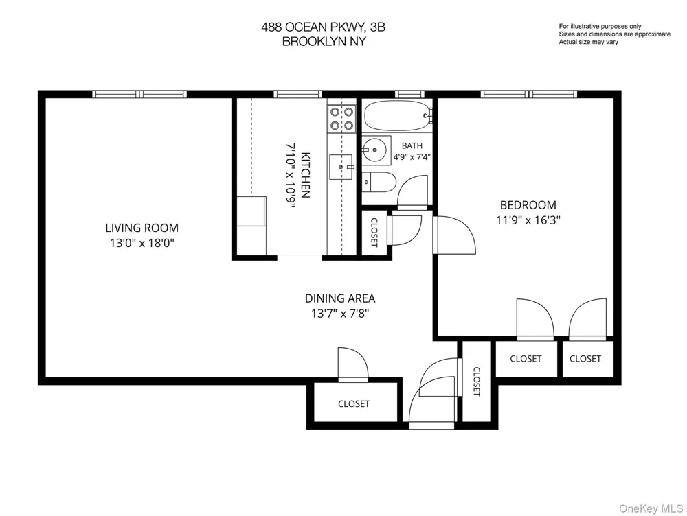 488 Ocean Parkway #3B Brooklyn, NY 11218