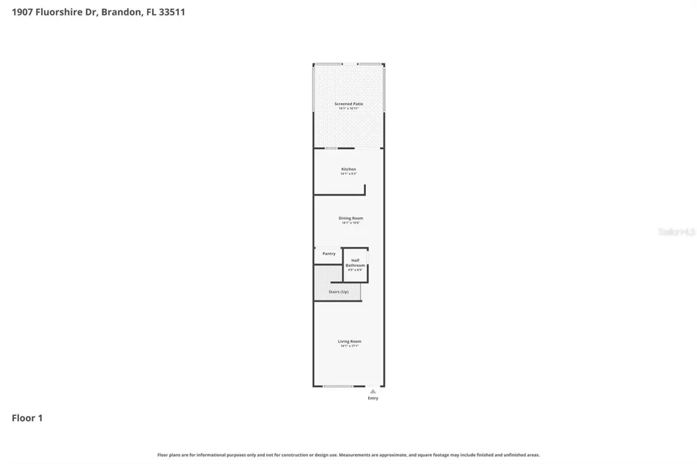 1907 FLUORSHIRE DRIVE Brandon, FL 33511