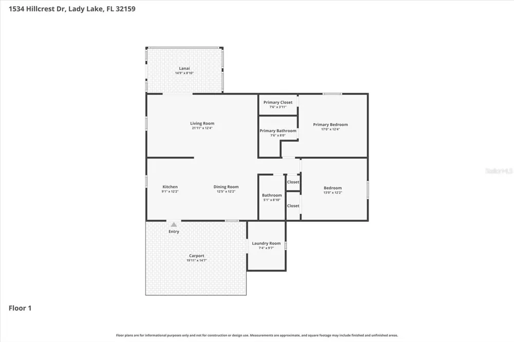 1534 HILLCREST DRIVE Lady Lake, FL 32159