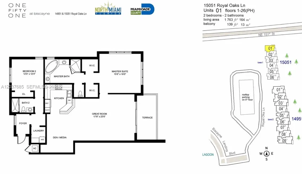 15051 Royal Oaks Ln #401 North Miami, FL 33181