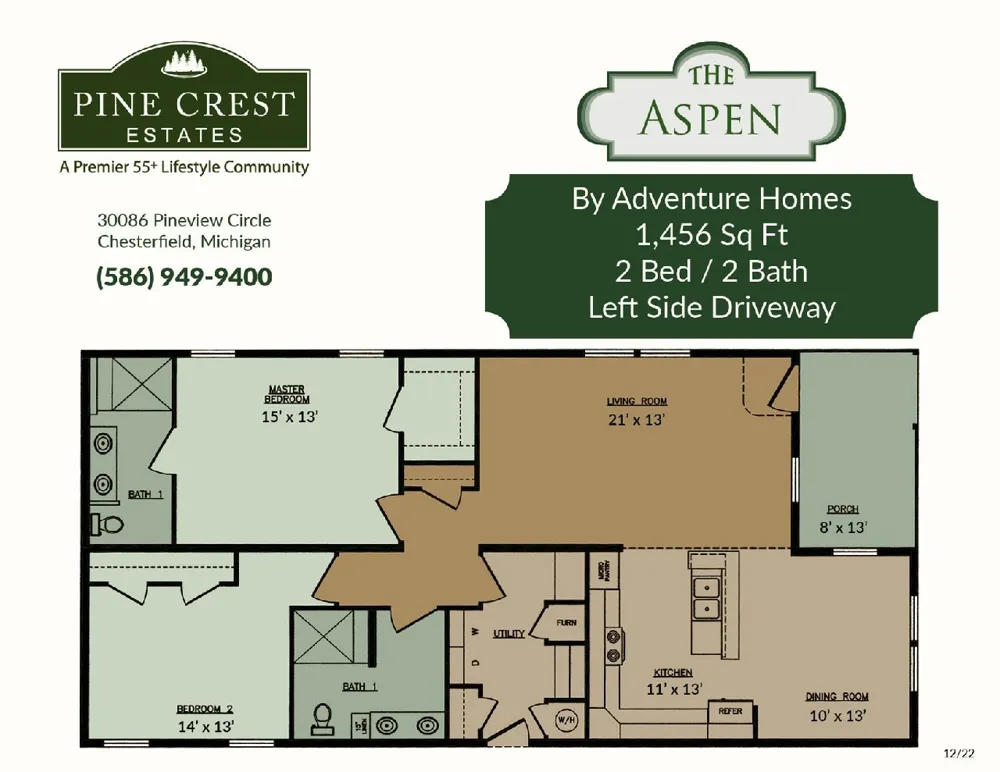 52553 Elmcrest Ct., #143 Chesterfield, MI 48051