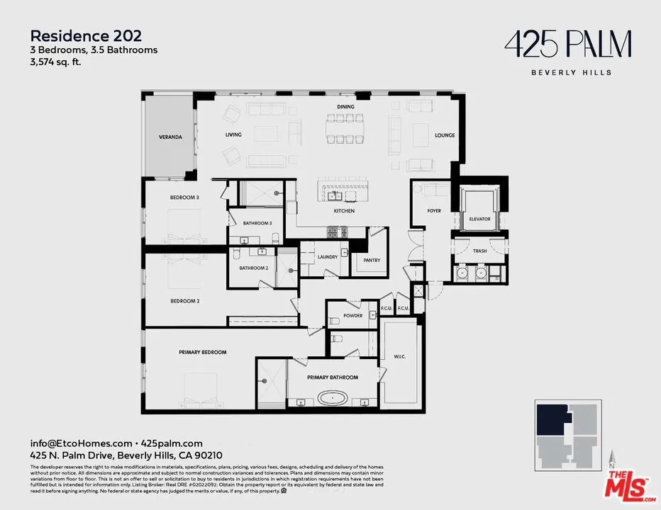 425 Palm Drive #202 Beverly Hills, CA 90210