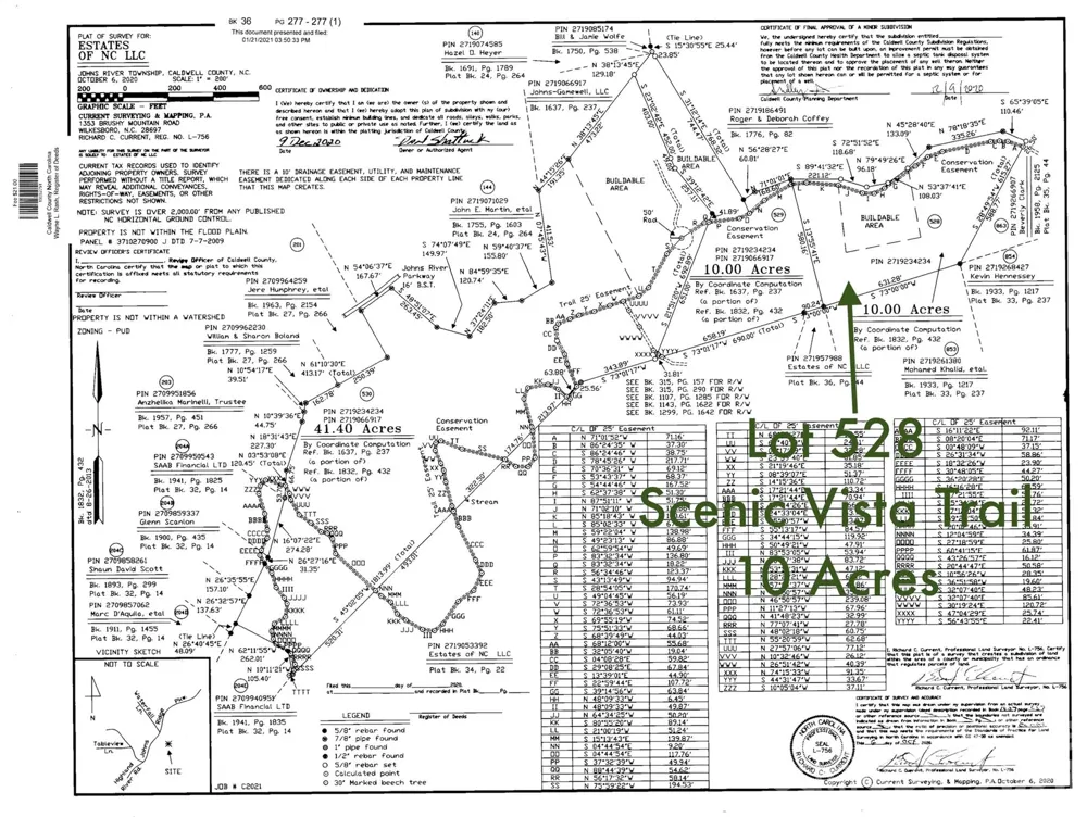 10 acres, Lot 528, Scenic Vista Trail #528 Lenoir, NC 28645