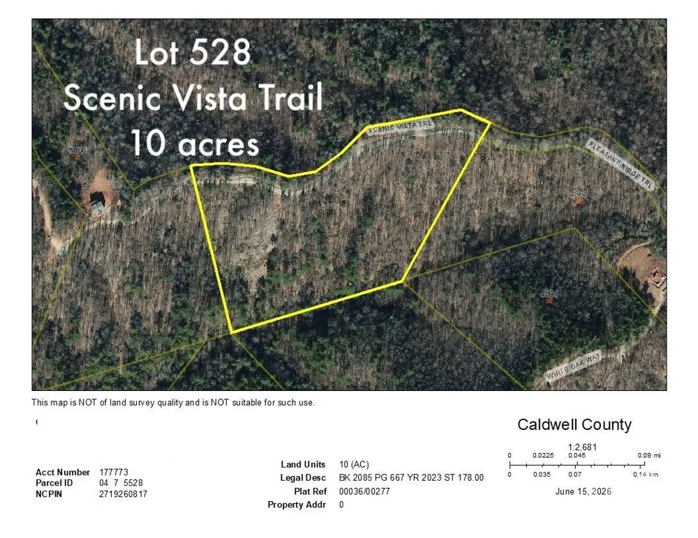 10 acres, Lot 528, Scenic Vista Trail #528 Lenoir, NC 28645