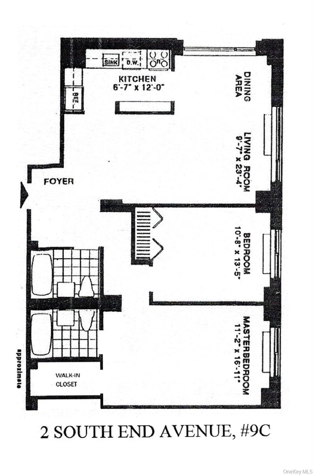 2 S End Avenue #9C New York (Manhattan), NY 10280