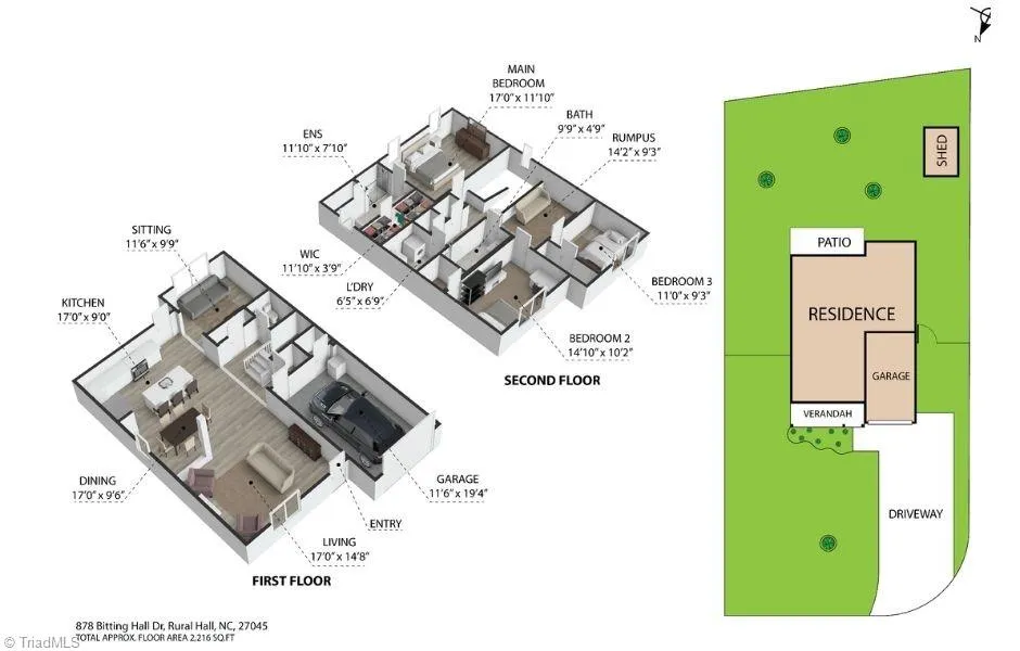 878 Bitting Hall Drive Rural Hall, NC 27045
