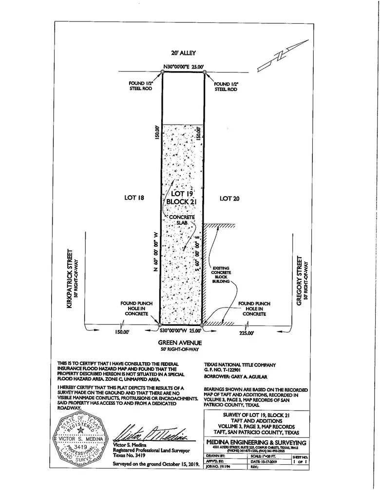 Green Avenue Taft, TX 78390